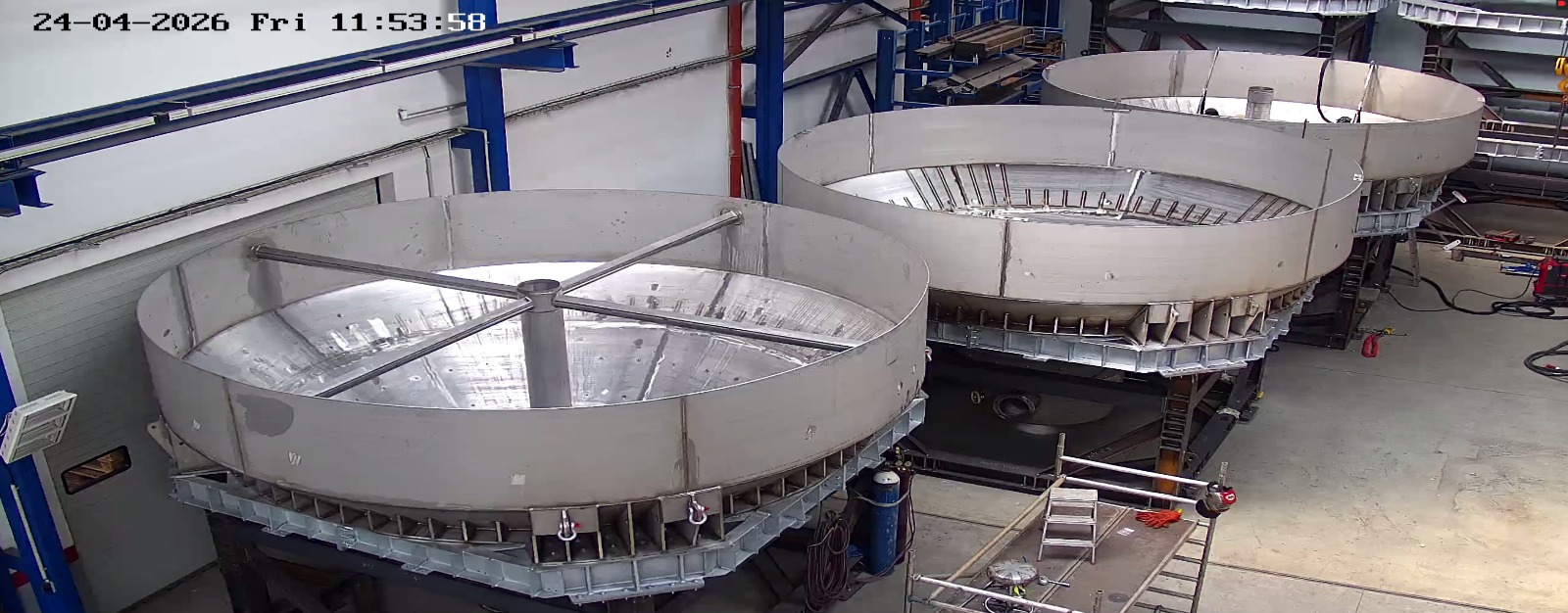 Připravený spodní díl náduvníku pro přepravu